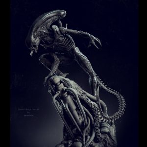 Alien Statue