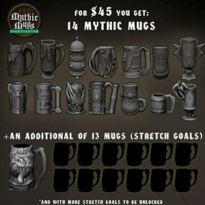 Mythic Mugs Canecas 3D