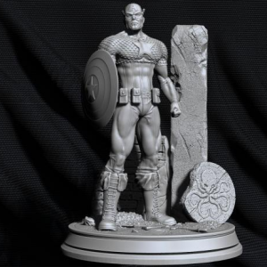 Captain America CFD zbrush