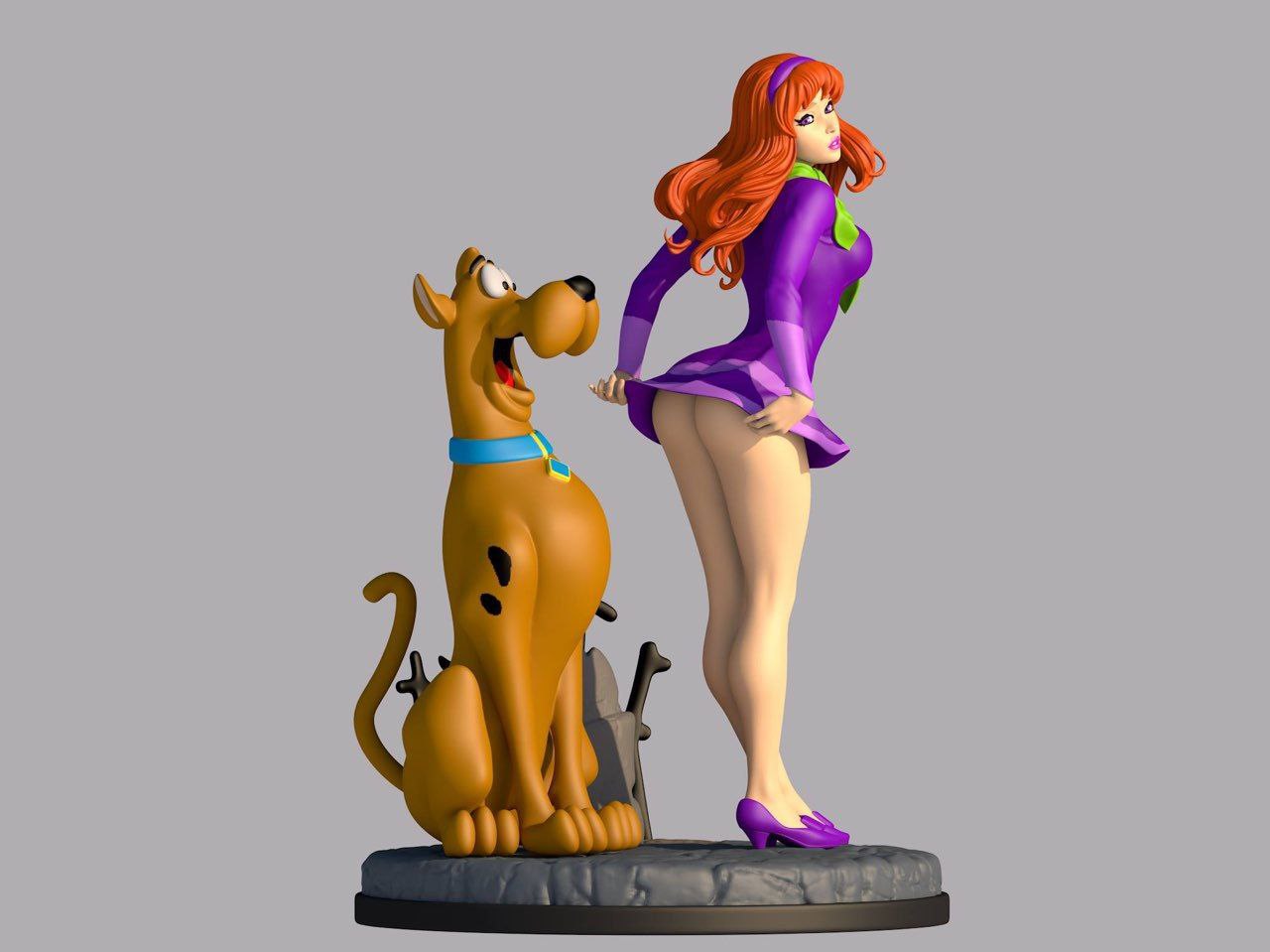 Daphne & Scooby - Arquivos 3D.