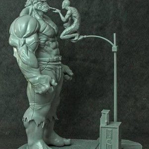 Hulk SApidey Diorama