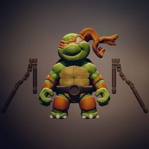 Chibi Mutant Ninja Turtles Mikey