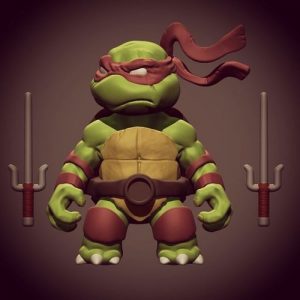 Chibi Mutant Ninja Turtles Raffa