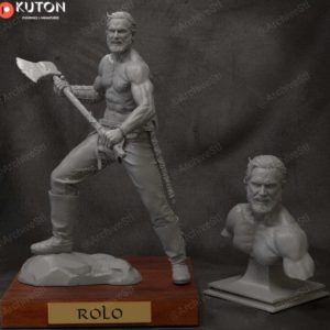 Rollo Statue Vikings